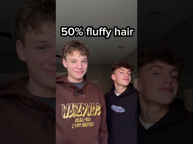 100% fluffy hair, sigma boy #shorts #meme #funny #fluffy