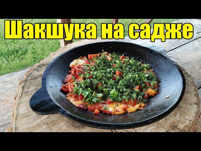 Шакшука на сковороде садж!