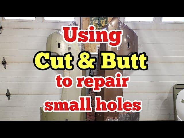 Using Cut & Butt to repair small holes