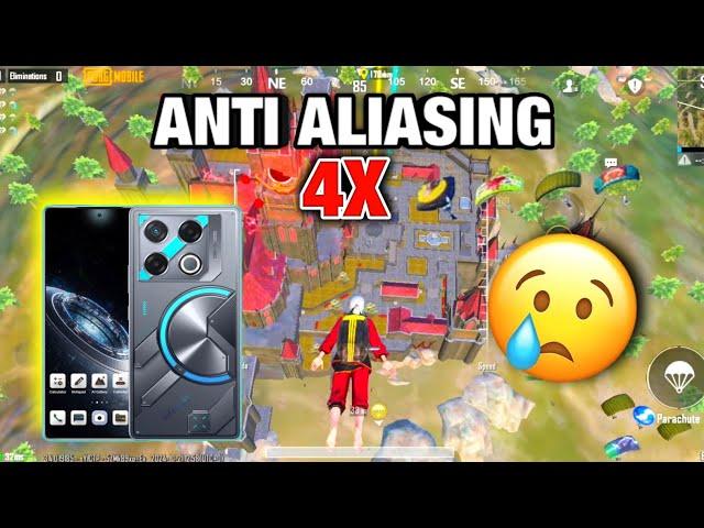 SMOOTH + 120 FPS with ANTI ALIASING : 4X | infinix GT 20 Pro PUBG /BGMI Test 2024