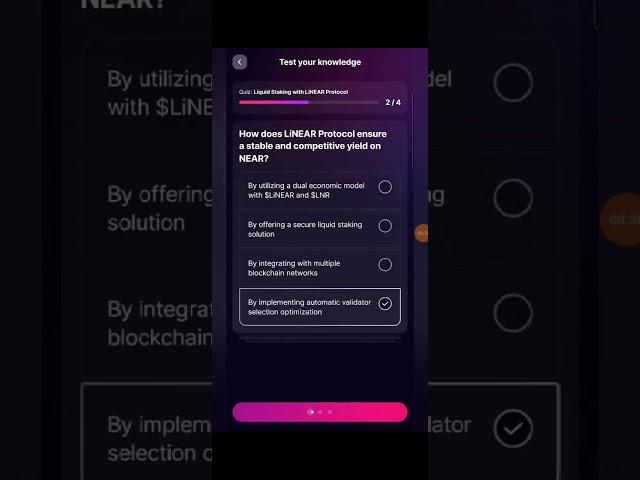 Liquid Staking With LiNEAR Protocol | Learn & Earn SweatCoin