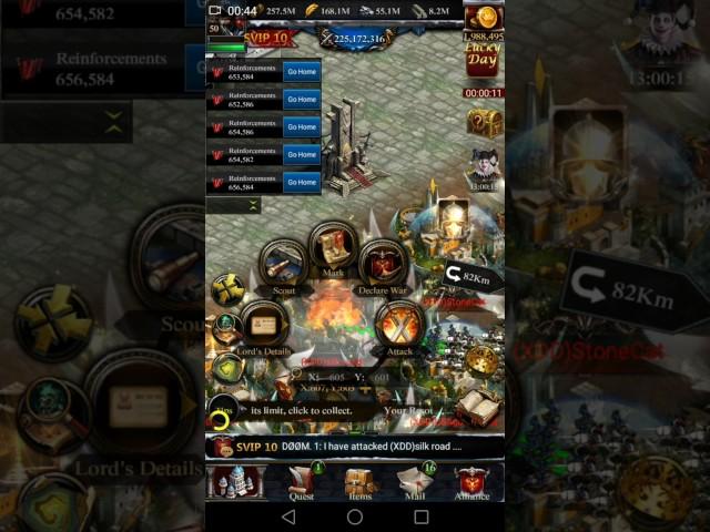 Clash of kings - Kingdom Conquest - K1305 VS K1167