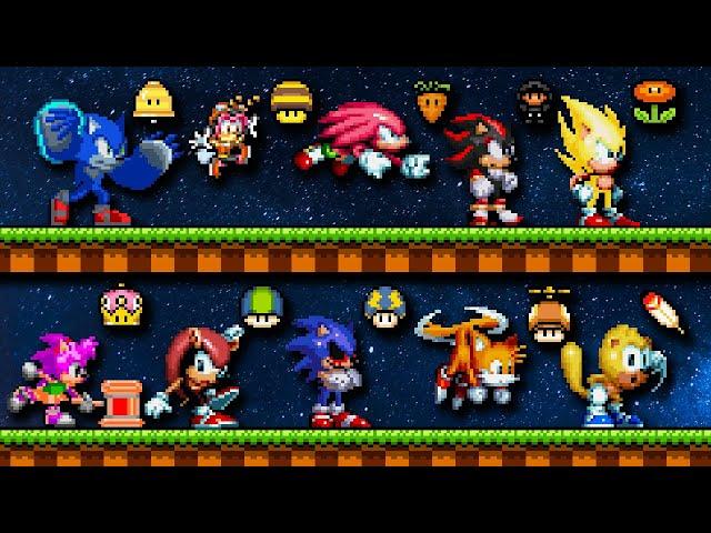 What if Sonic had Super Mario Power-Ups?!