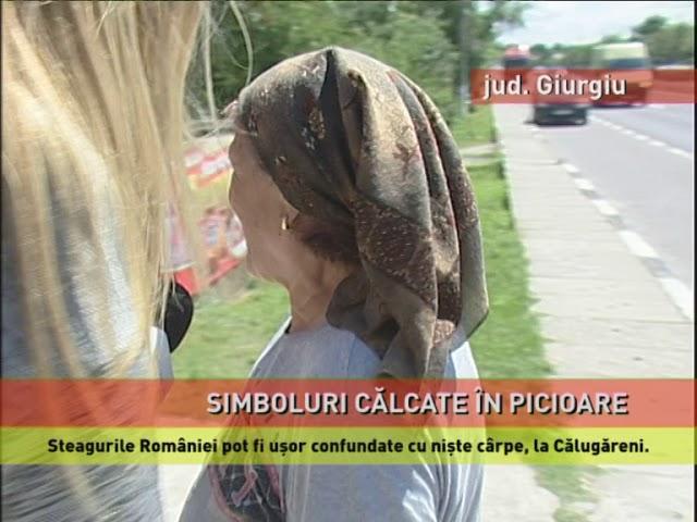 Steagurile din Călugăreni, cârpe murdare și rupte