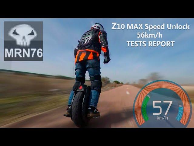 Ninebot Z10 - Z10 MAX SPEED UNLOCK TO 56km/h TESTS