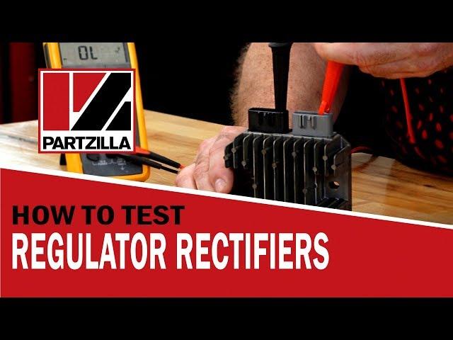 How to Test a Regulator Rectifier - They're Not all the Same! | 3 Phase Rectifier Test | Partzilla