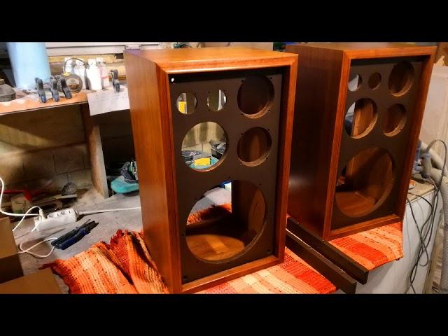 Kolumny Sansui SP-200. Renowacja, Renovation, Renovierung [Wilk-Audio-Projekt]