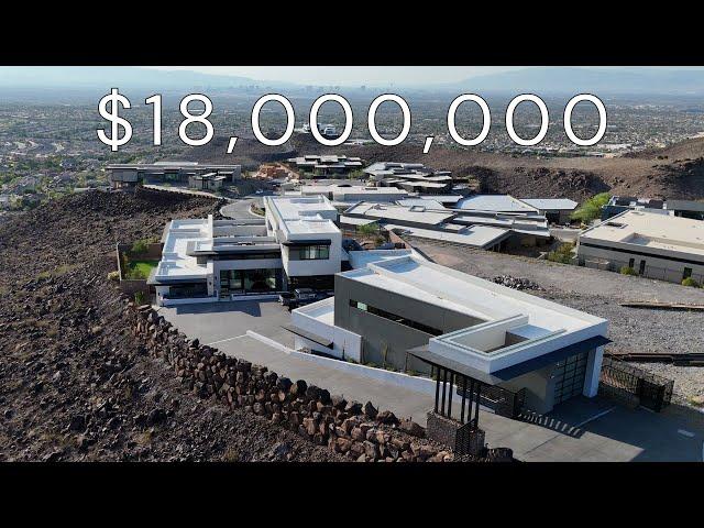 Inside a $18,000,000 Ultra Modern Las Vegas Mansion!