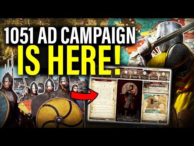 ANNO DOMINI 1051: New Medieval Total War Campaign Released!