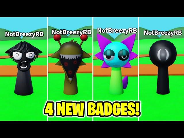 (UPDATE!) How to get ALL 4 NEW BADGES in SPRUNKI RP 3D! NEW UPDATE!! (ROBLOX)