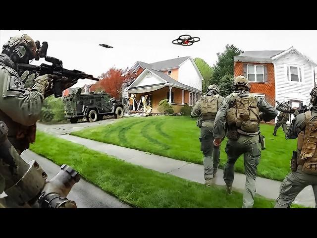 SWAT Team Faces Off Against An Active Shooter