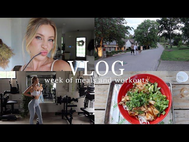 vlog: week of meals and workouts