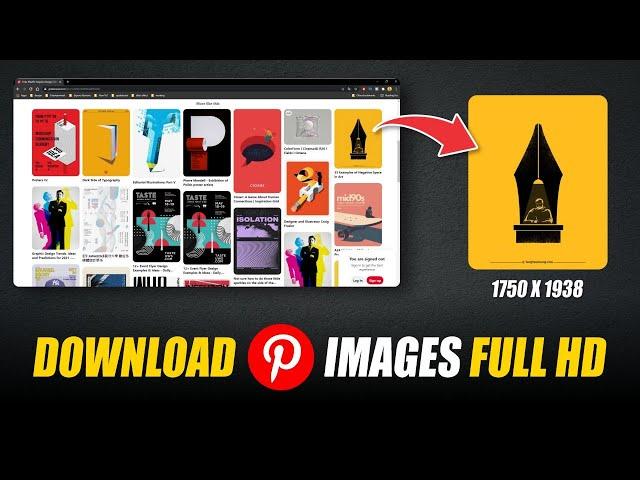 How to download images from Pinterest | Download full HD images | 2021