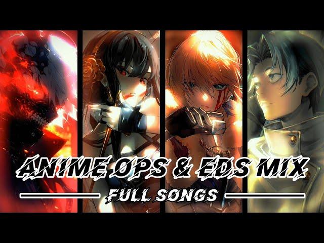 ANIME OPENINGS & ENDINGS MIX | FULL SONGS 1 HOUR! ️