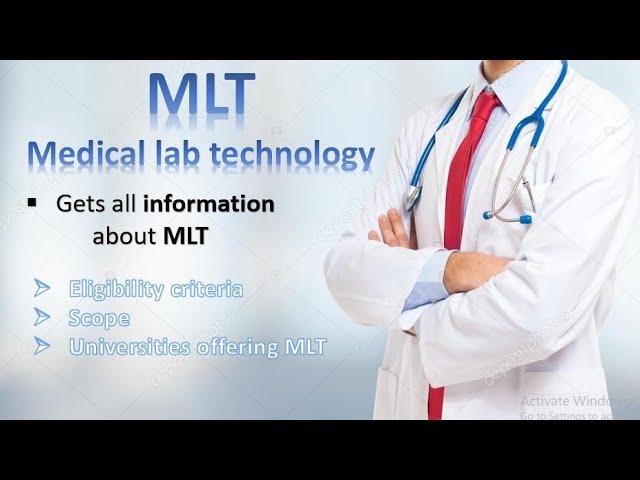 What is MLT?? | BS-MLT career, scope & universities in Pakistan that offering medical lab technology