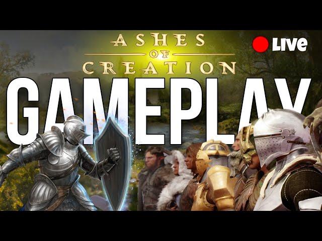 MMO Ashes of Creation Gameplay | Alpha 2 Launch