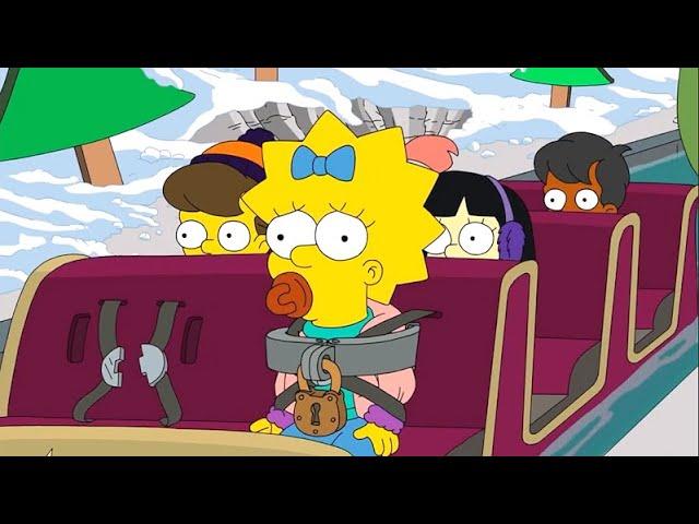 The Simpson Maggie Rides for the First Time