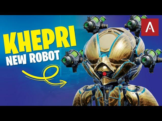 KHEPRI Ultimate Support Robot War Robots Test Server Gameplay WR