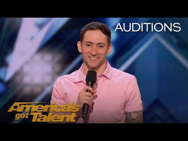 Samuel J. Comroe: Comedian With Tourette Syndrome Impresses Crowd - America's Got Talent 2018