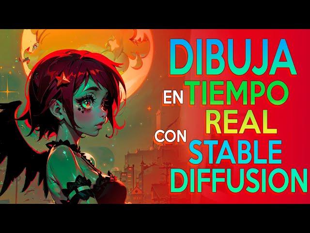 ¿Es este el futuro? dibuja en tiempo real con krita y stable diffusion