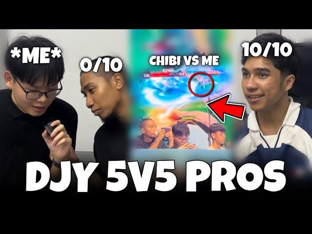 I 5V5 PRO PLAYERS and THEN ASK THEM TO RATE HOW GOOD I AM… 