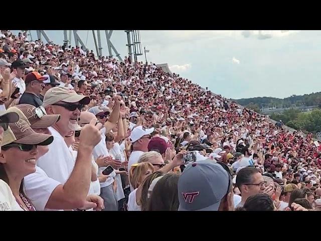 Sandman at Virginia Tech v Rutgers 21Sept24