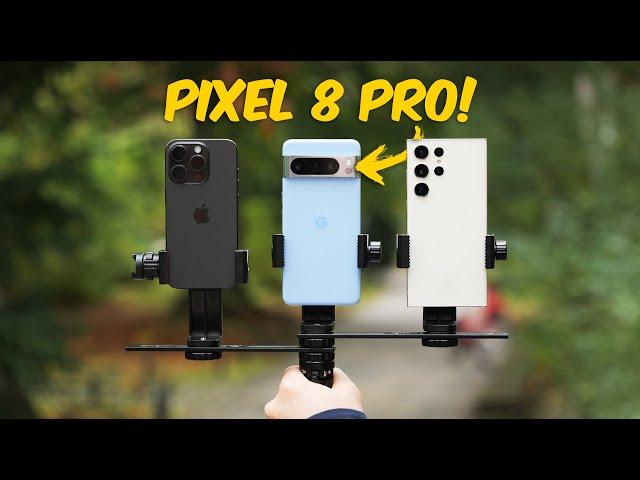 Pixel 8 Pro vs iPhone 15 Pro vs Galaxy S23 Ultra! Camera Comparison Test! | VERSUS