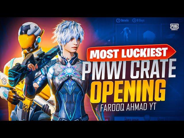 Most Luckiest 2023 PMWI Lucky Crate Opening |  PUBG MOBILE 