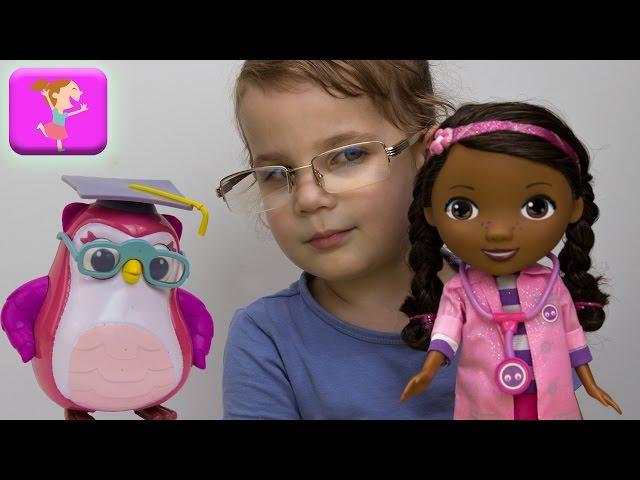 doc mcstuffins disney treats owl strabismus video for children