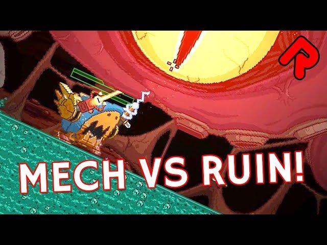 Using Starbound Mechs on Missions & The Ruin! (Mech Deployer Starbound 1.3 mod)