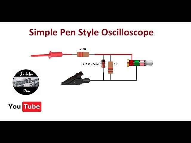 Make an Oscilloscope - Pen Style (0 to 12 Volts direct)