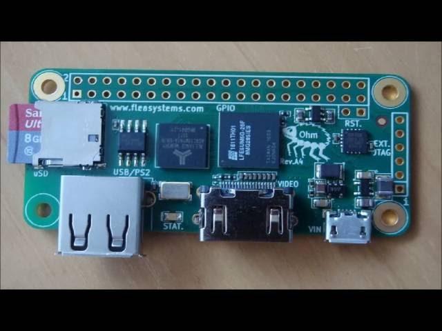 FleaFPGA Ohm board running Minimig