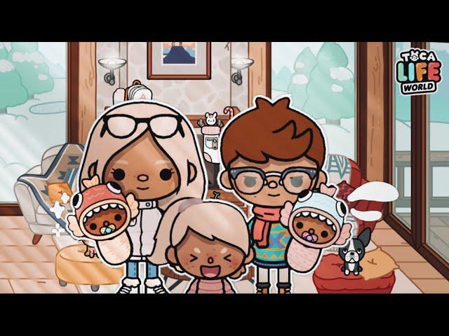 Going To Our Winter Cabin For CHRISTMAS! | DAY 1 | Toca Boca Family Roleplay