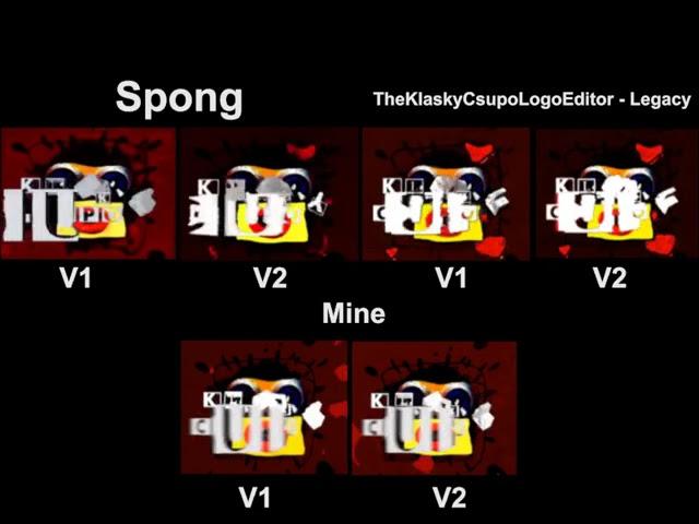 Klasky Csupo Horror Robot "Zplaat" Logo Comparsion