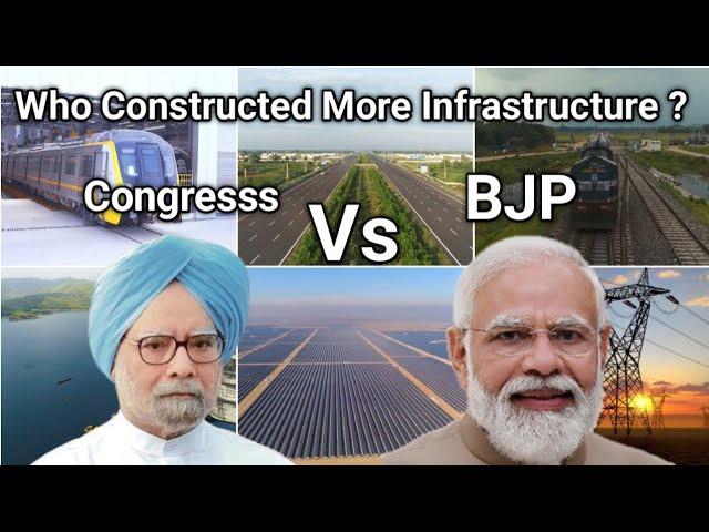 Bjp vs Congress 10 Years of Infrastructure Comparison