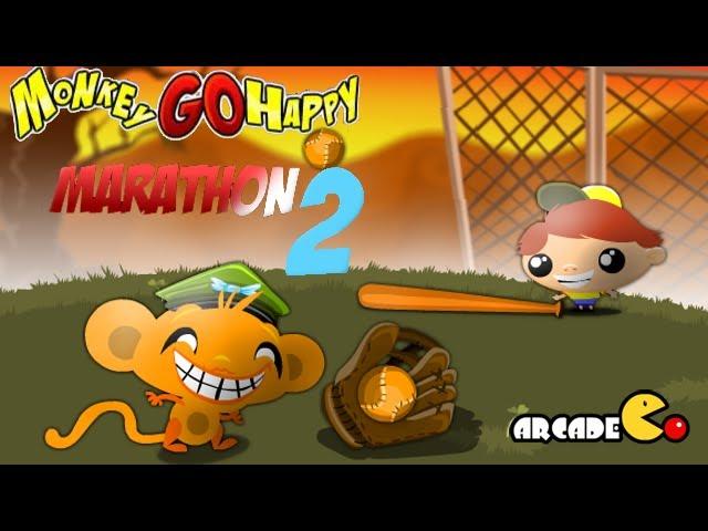 Monkey GO Happy Marathon 2 Walkthrough All Levels HD