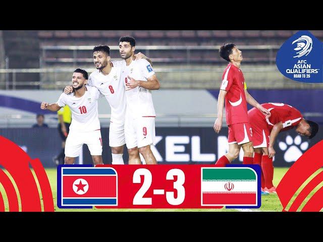 10-man IR Iran triumph | DPR Korea - IR Iran | Highlights #AsianQualifiers - Road To 26