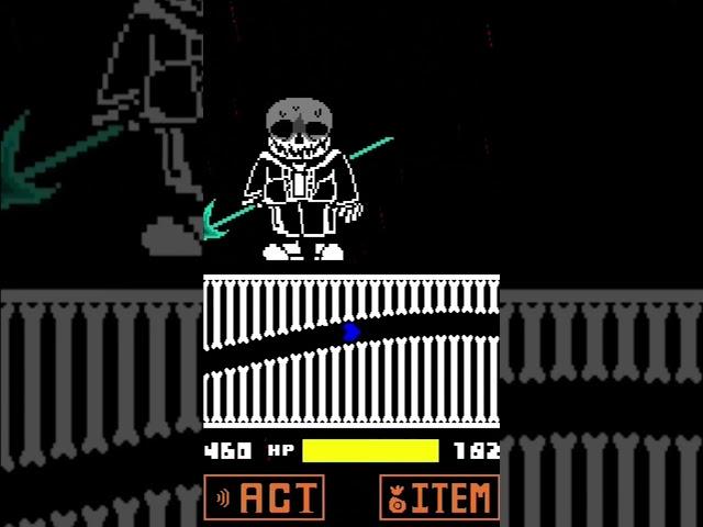 Under_13690 Determination Sans - UndyneSans FINAL ATTACK! #undertale #sans #undyne #shorts