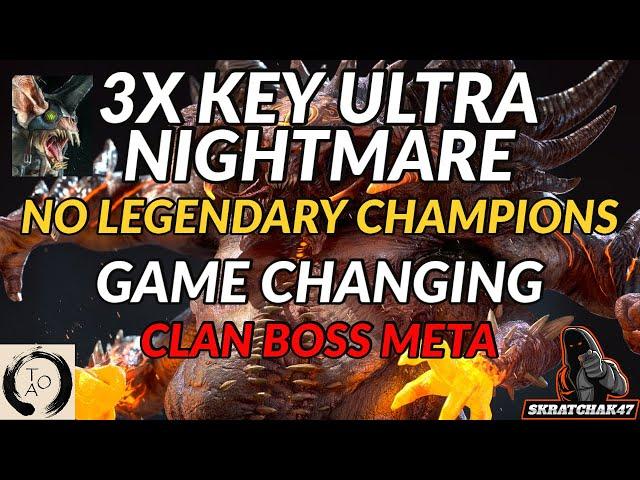 No Legendary Champions | Ultra Nightmare Clan Boss Guide | Raid: Shadow Legends