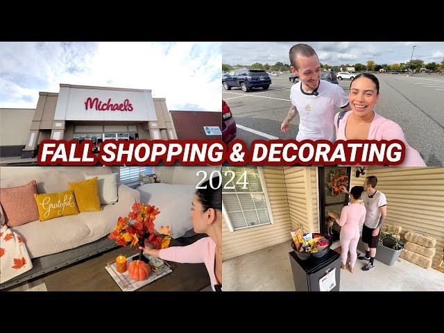 FIRST FALL 2024 VLOG  michaels shopping, cozy fall home decor & more!