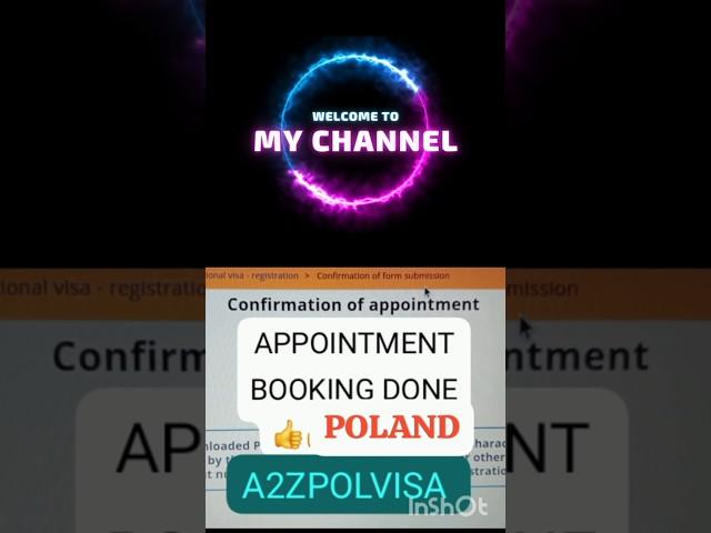 POLAND EMBASSY APPOINTMENT BOOKING |POLAND WORK VISA #poland  #POLAND WORK PERMIT