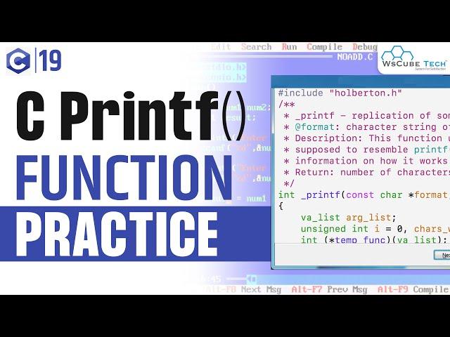 Printf() Function in C Programming with Example (Practical Proof)