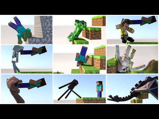 minecraft - best of my softbody simulations