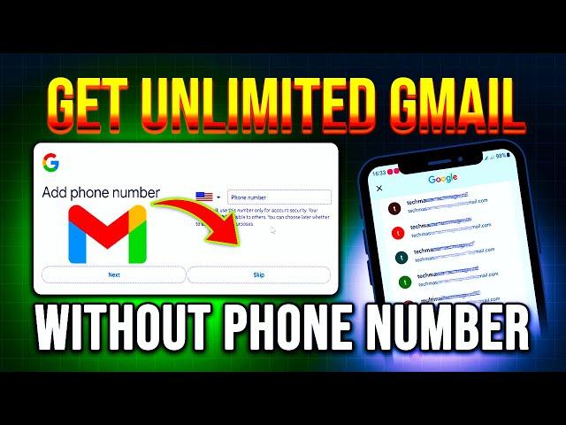 How to create UNLIMITED GMAIL ACCOUNTS without phone number Verification | Without OTP/SMS GMAILS