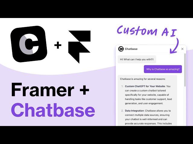 Add a Custom AI Chatbot To Your Framer Website (In Minutes)