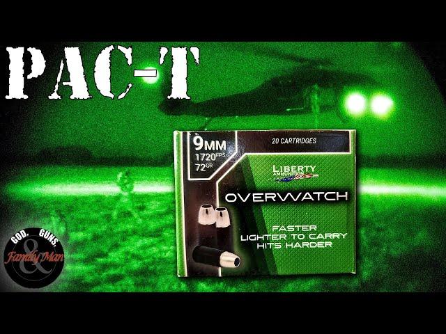 Liberty Ammunition OVERWATCH Review and Testing (72 gr. 9mm barrier-blind bullets)