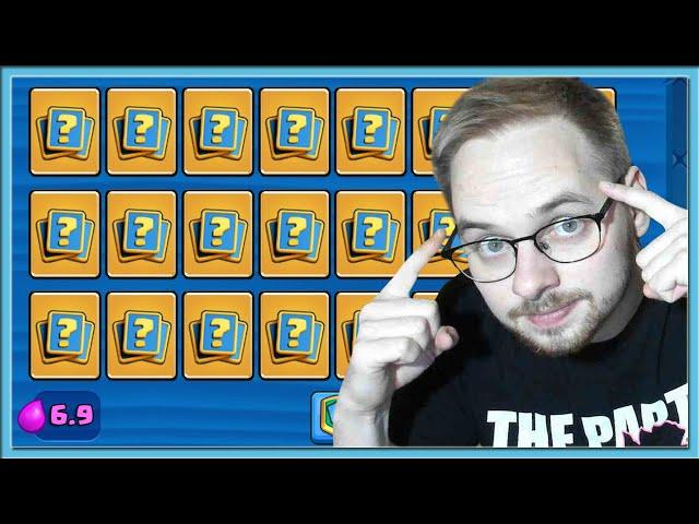  18 RANDOM CARDS IN MEGA DECK CHALLENGE / Clash Royale