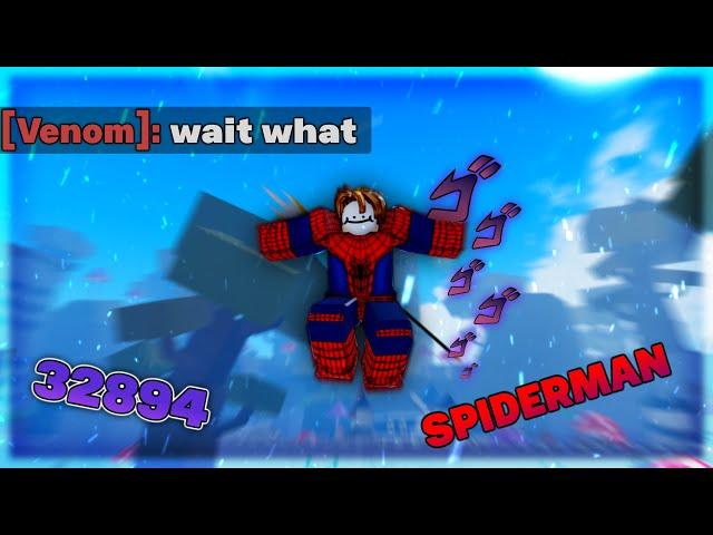 Becoming Spider-Man in BloxFruits...