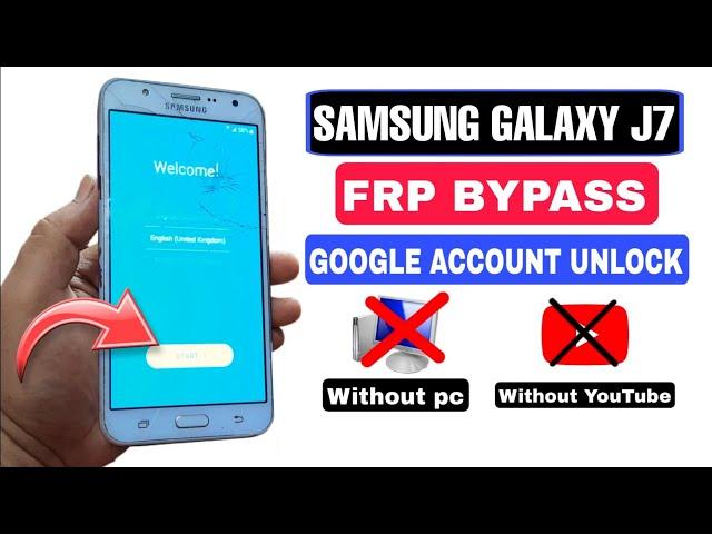 Samsung Galaxy J7 (SM J700) FRP Unlock 2024 | Google Account Bypass | J7 FRP Bypass | Without PC