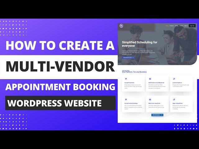 How To Create A Multi-Vendor Appointment Booking WordPress Website | Booknetic Saas Tutorial.